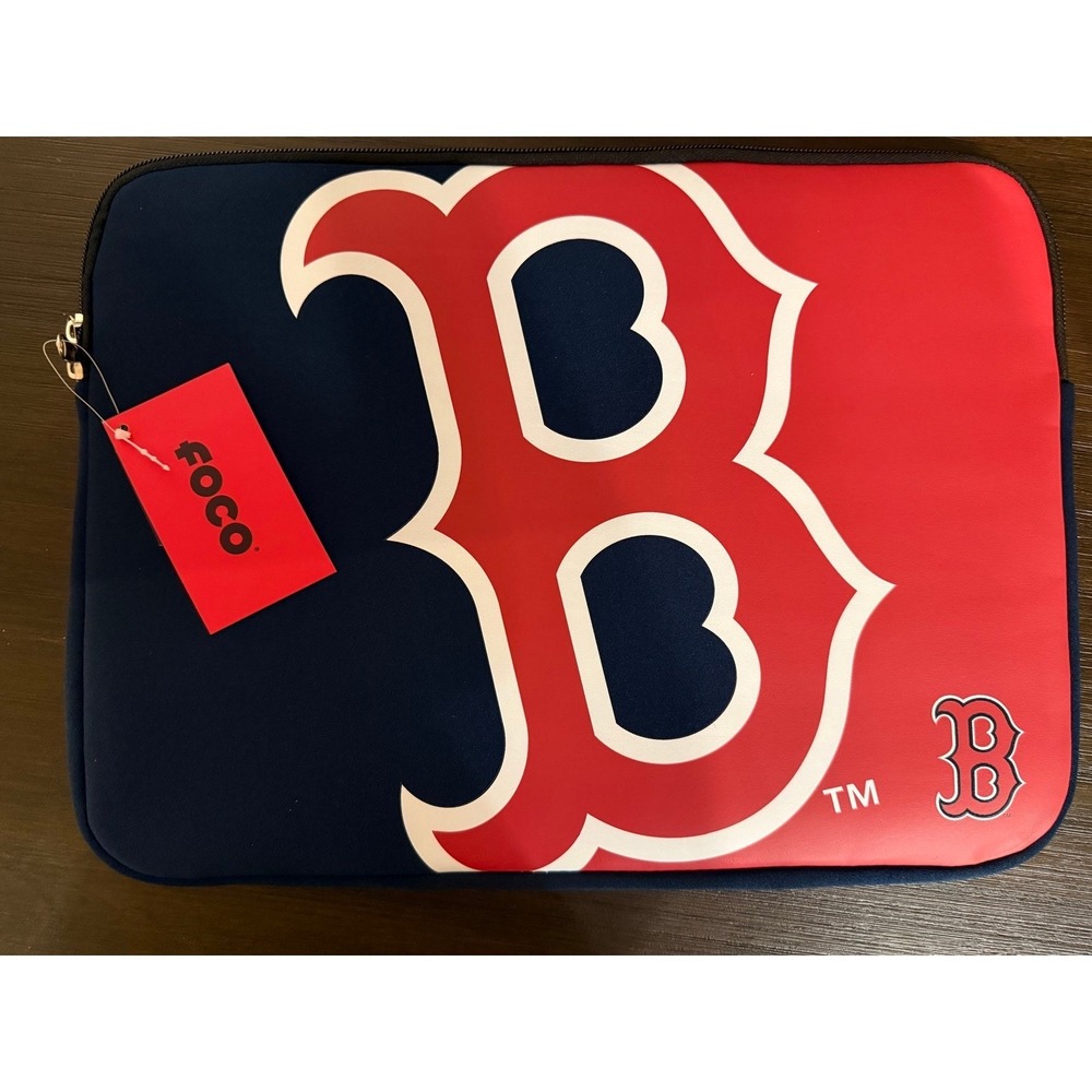 Boston Red Sox Foco Brand Zippered 15 x 11 Laptop Sleeve- NWT